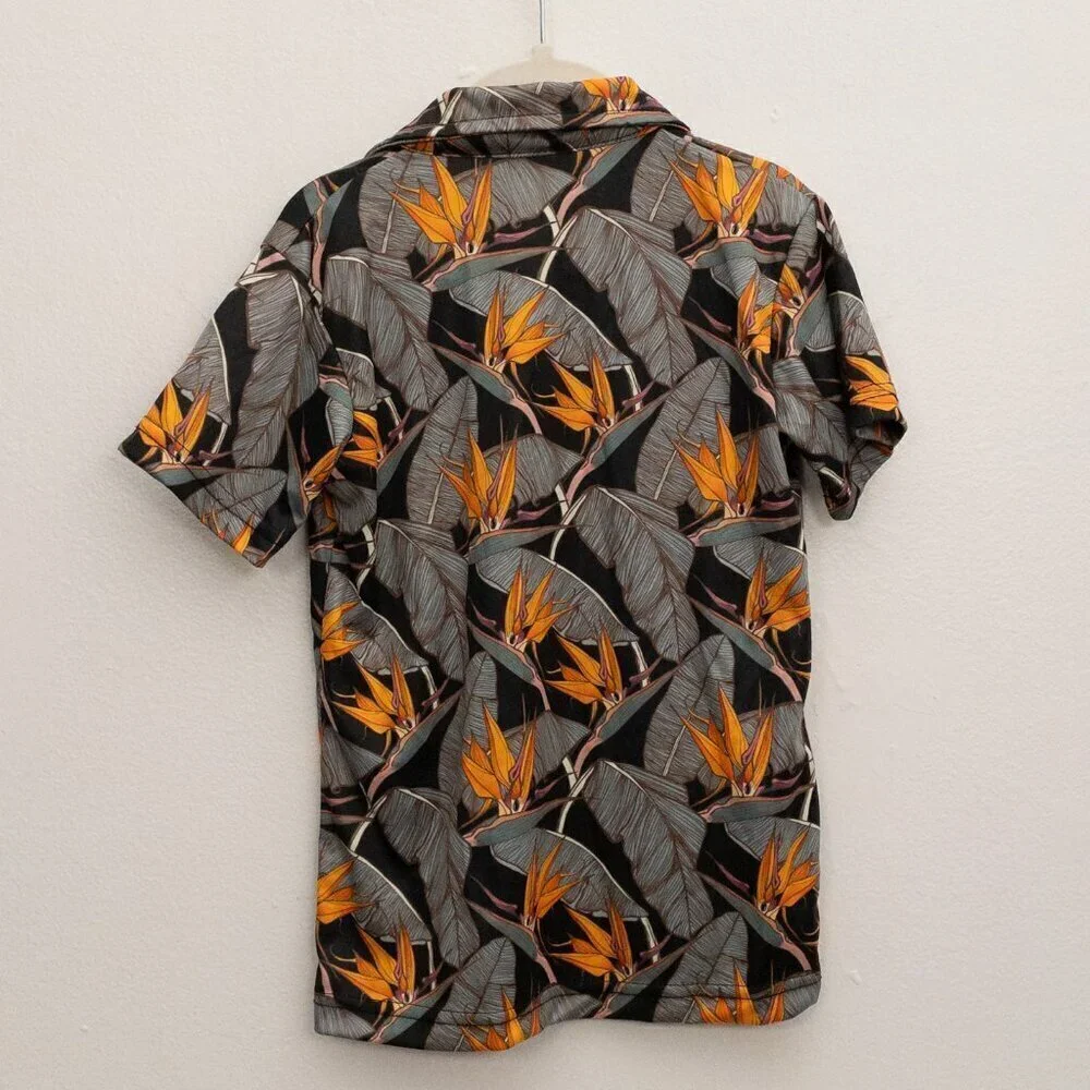 Hamakua Keiki Boys Hawaiian Aloha Shirt – Size 4T | Bird of Paradise Print